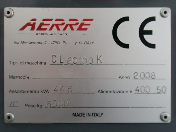 Centro-CNC-usato-AERRE-CL60100K-CE