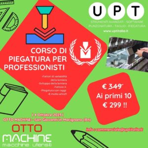 Corso Piegatura Otto Machine